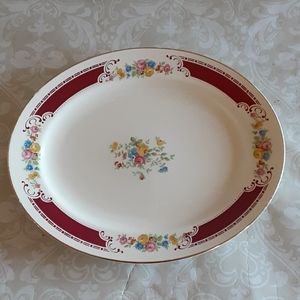 Antique Oval Homer Laughlin Serving Platter